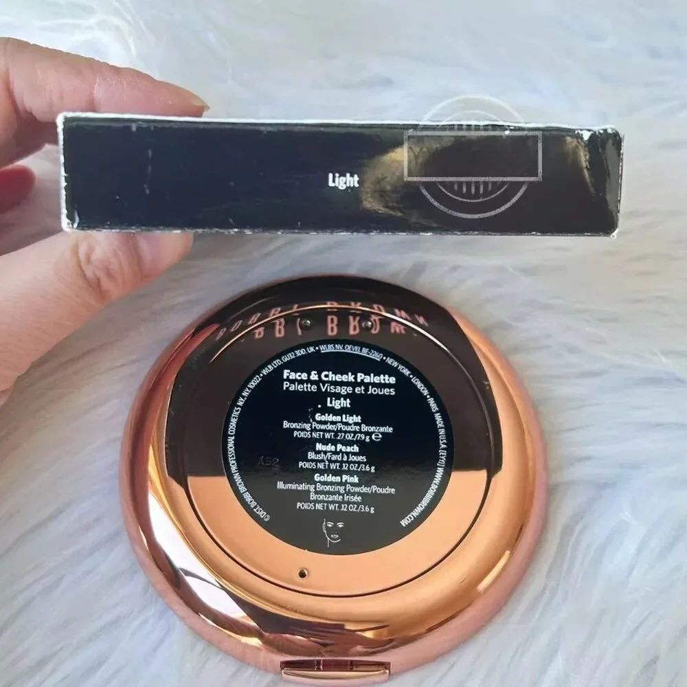 New Bobbi Brown Face & Cheek Palette~Light~Full size~Discontinued RARE